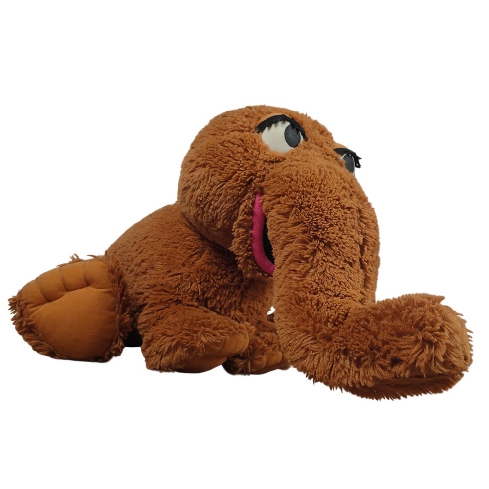 Sesame Street Snuffleupagus Jumbo Plush Stuffed Animal 2014 24" Hasbro Playskool